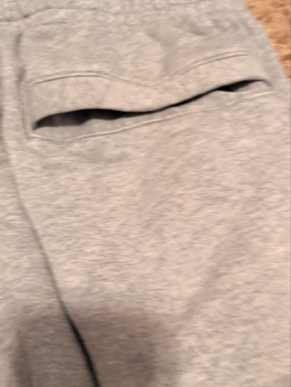 Nike Light Gray Men's Sweatpants Joggers with White Logo - Picture 7 of 9
